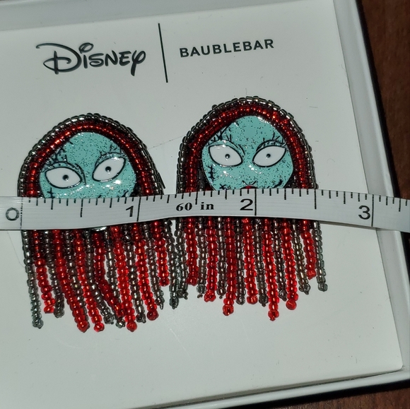 New- Disney Baublebar Nightmare Before Christmas  Sally Earrings - Picture 5 of 10